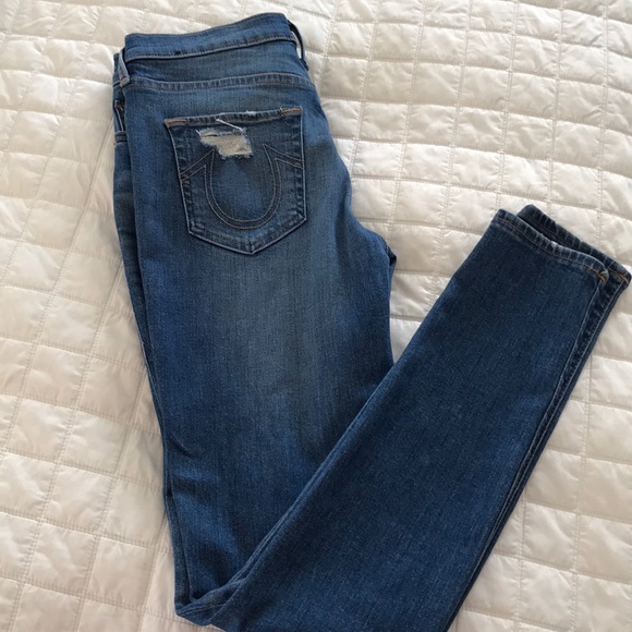 Blue jean mid rise super skinny - Picture 3 of 6